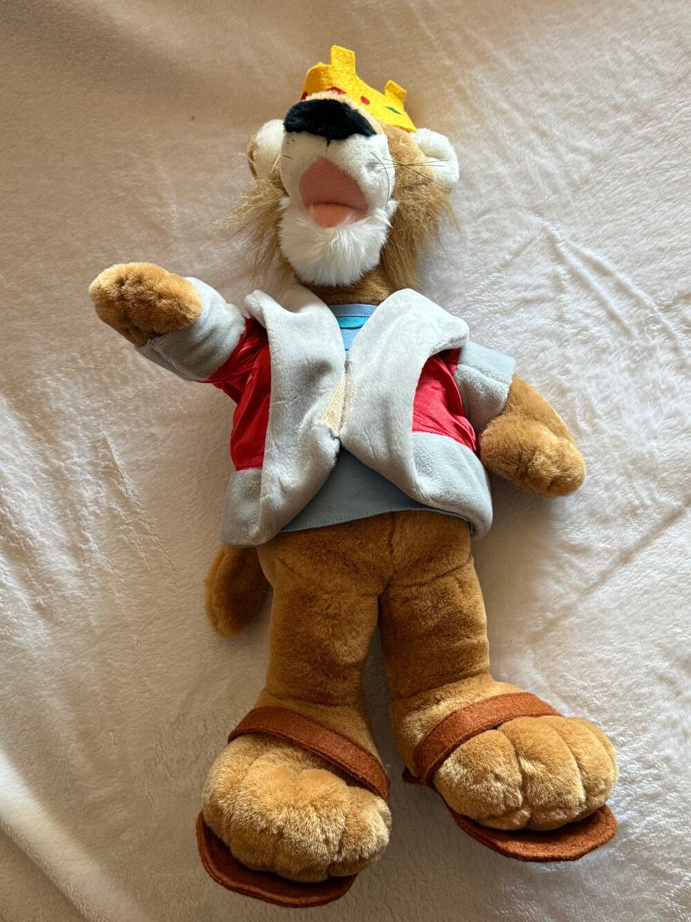 VINTAGE DISNEY PRINCE JOHN, FROM ROBIN HOOD, PLUSH DOLL